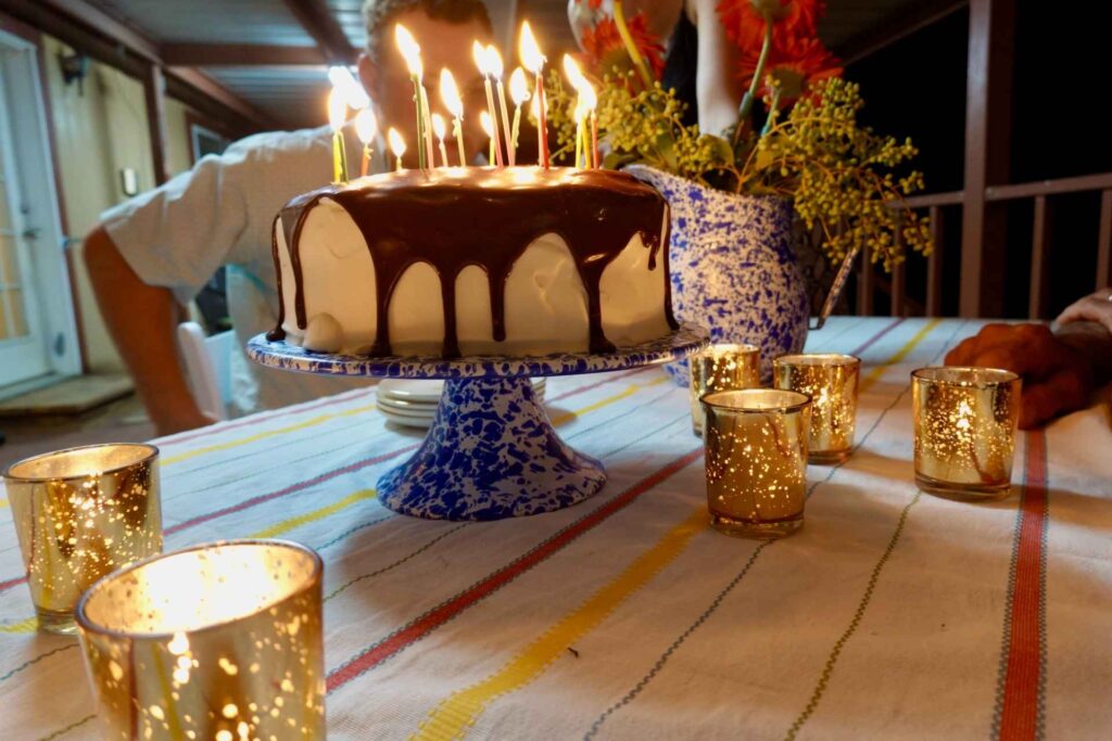 chocolate birthday cakes for men with candles