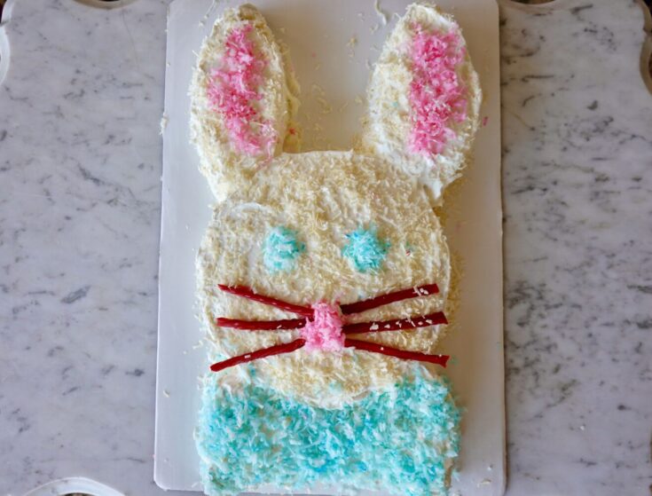 Cute and Easy Bunny Cake - YouTube
