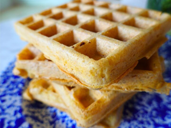 Whole Grain Einkorn Sourdough Waffles - Texas Farmstead Living